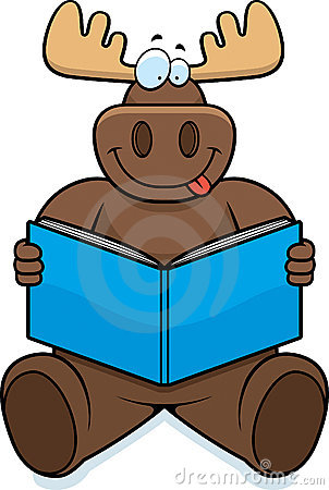 302x450 Reading Animal Clipart