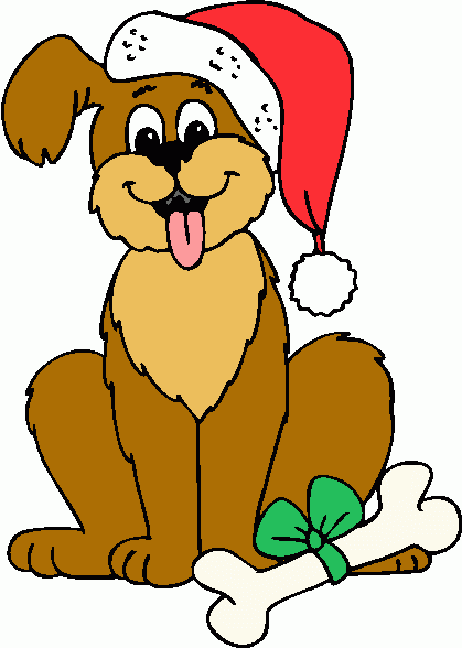 419x588 Animal Christmas Clipart