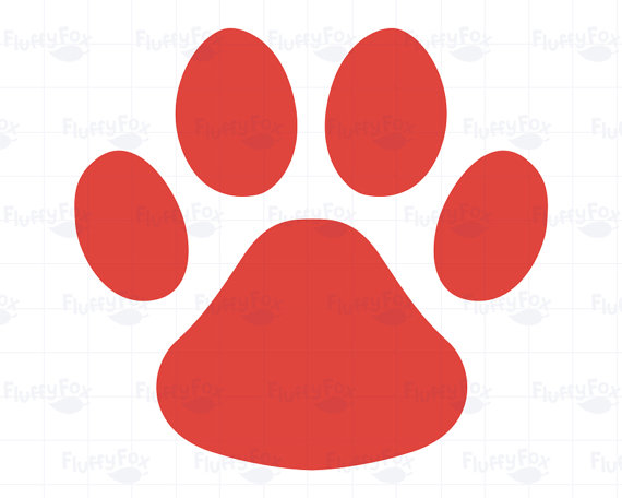 570x456 Dog Paw Prints Clipart, Animal Pet Paws Print Icon Cliparts Feet