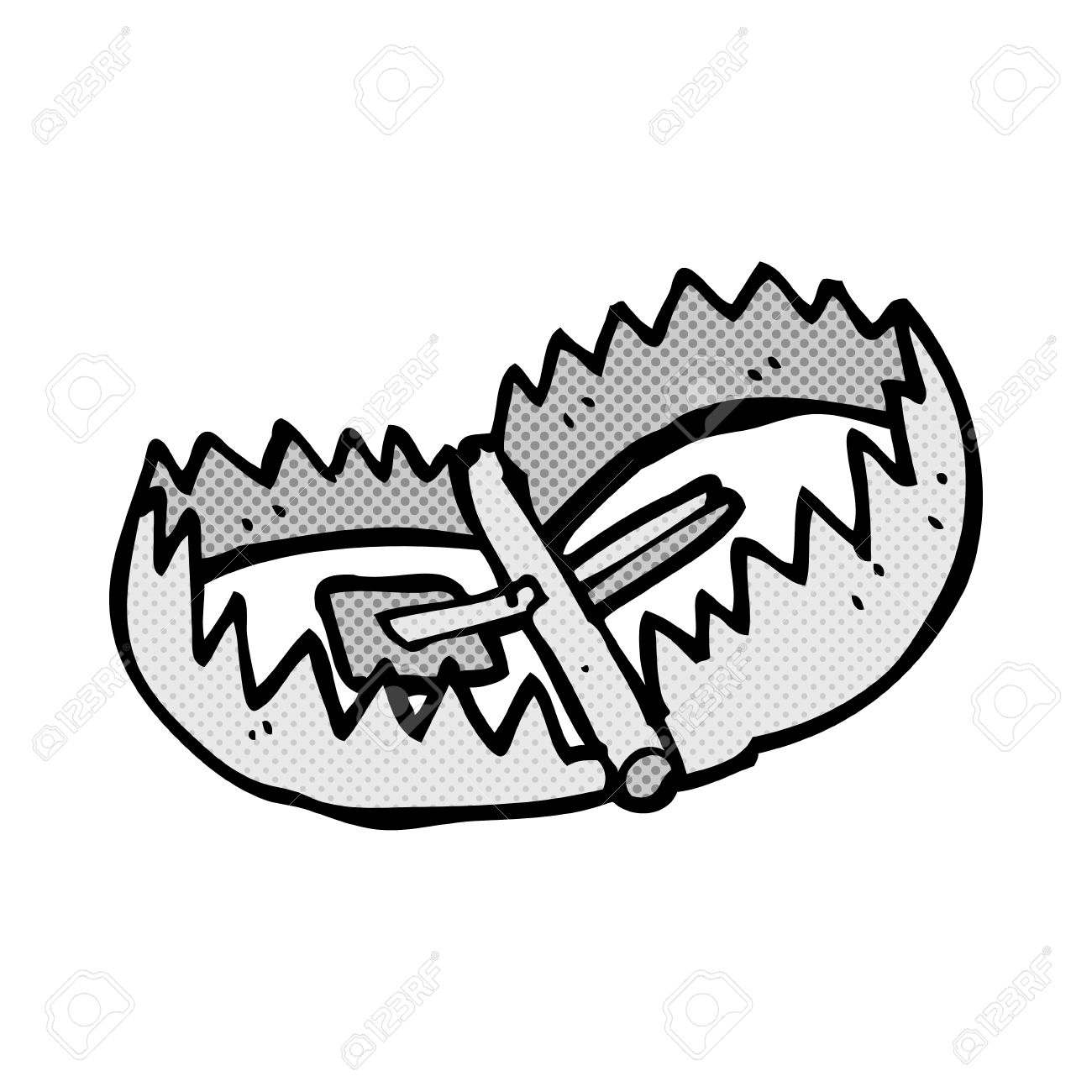 1300x1300 Trap Clipart Bear Trap
