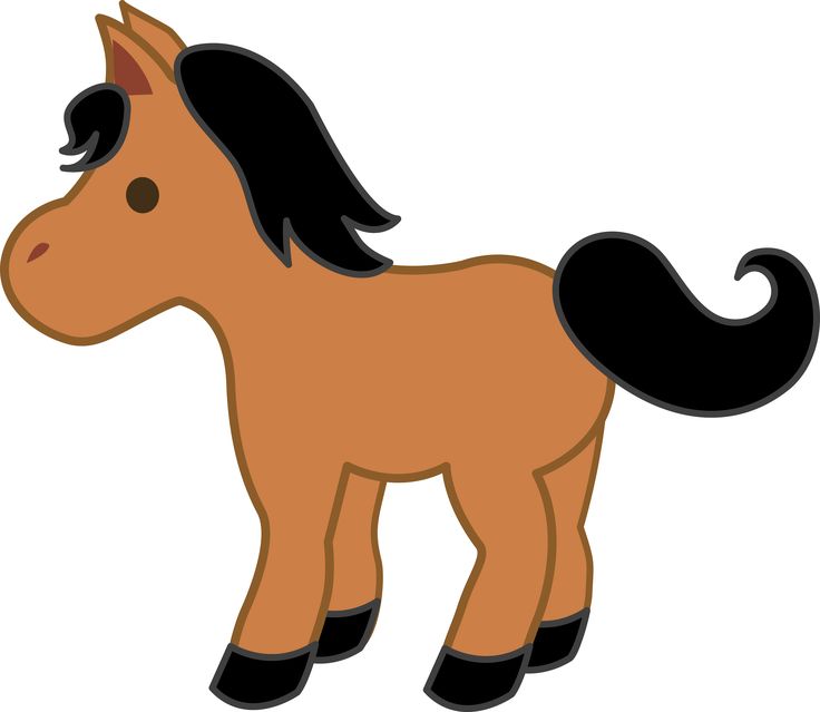 736x639 Baby Animal Clipart Pony