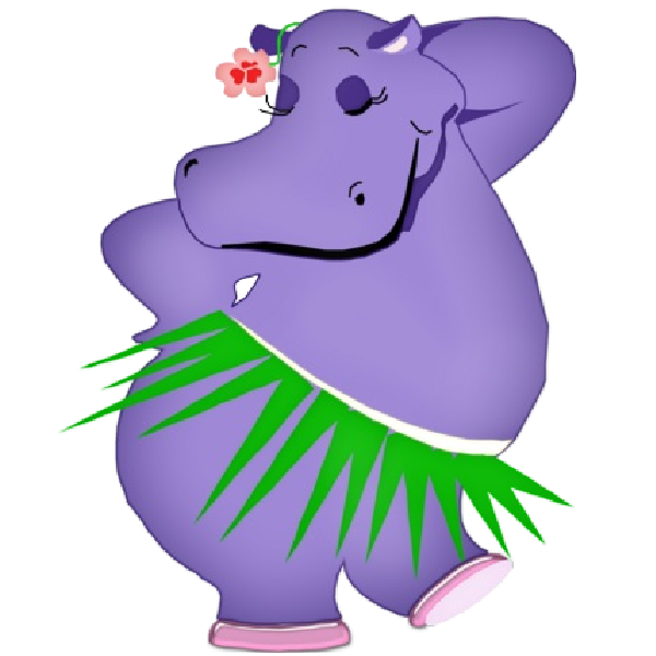 600x600 Dancing Hippo Clipart Cliparts And Others Art Inspiratio Free