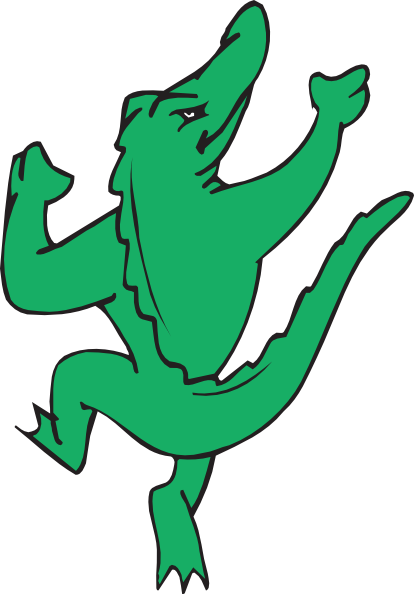 414x594 Crocodile Clipart Dancing