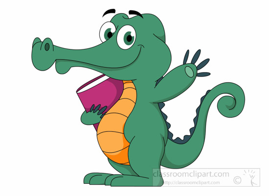550x400 Crocodile Clipart School