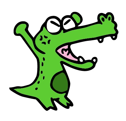 407x391 Crocodile Clipart Angry