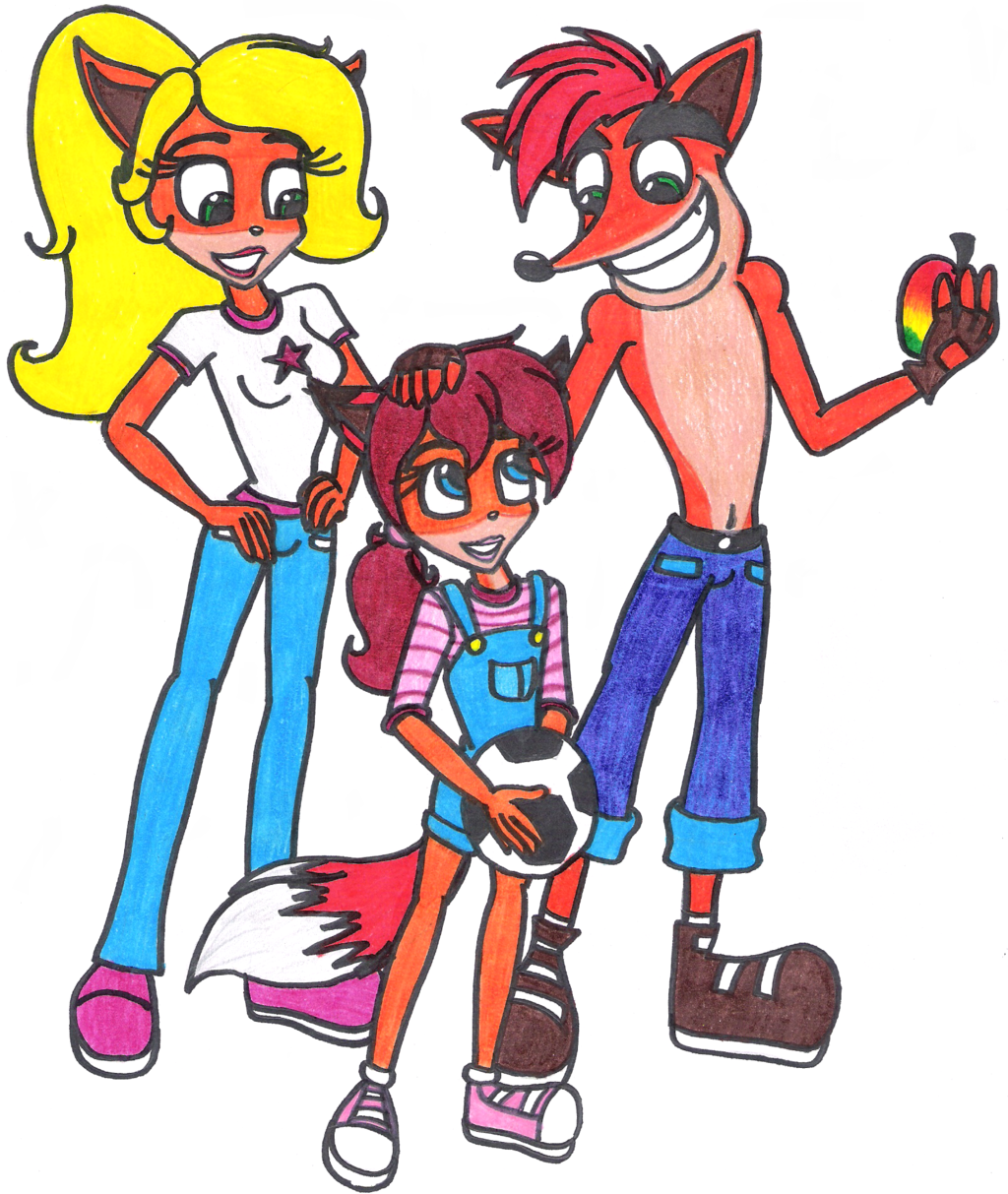 1024x1213 Fun With Aunt Coco And Uncle Crash By Sonicshadowlover13