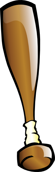 192x599 Cartoon Baseball Bat