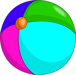 300x297 Beach Ball Clipart 2