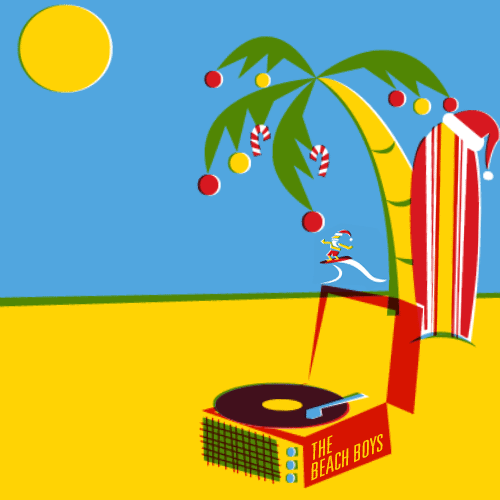 500x500 Beach Christmas Gifs