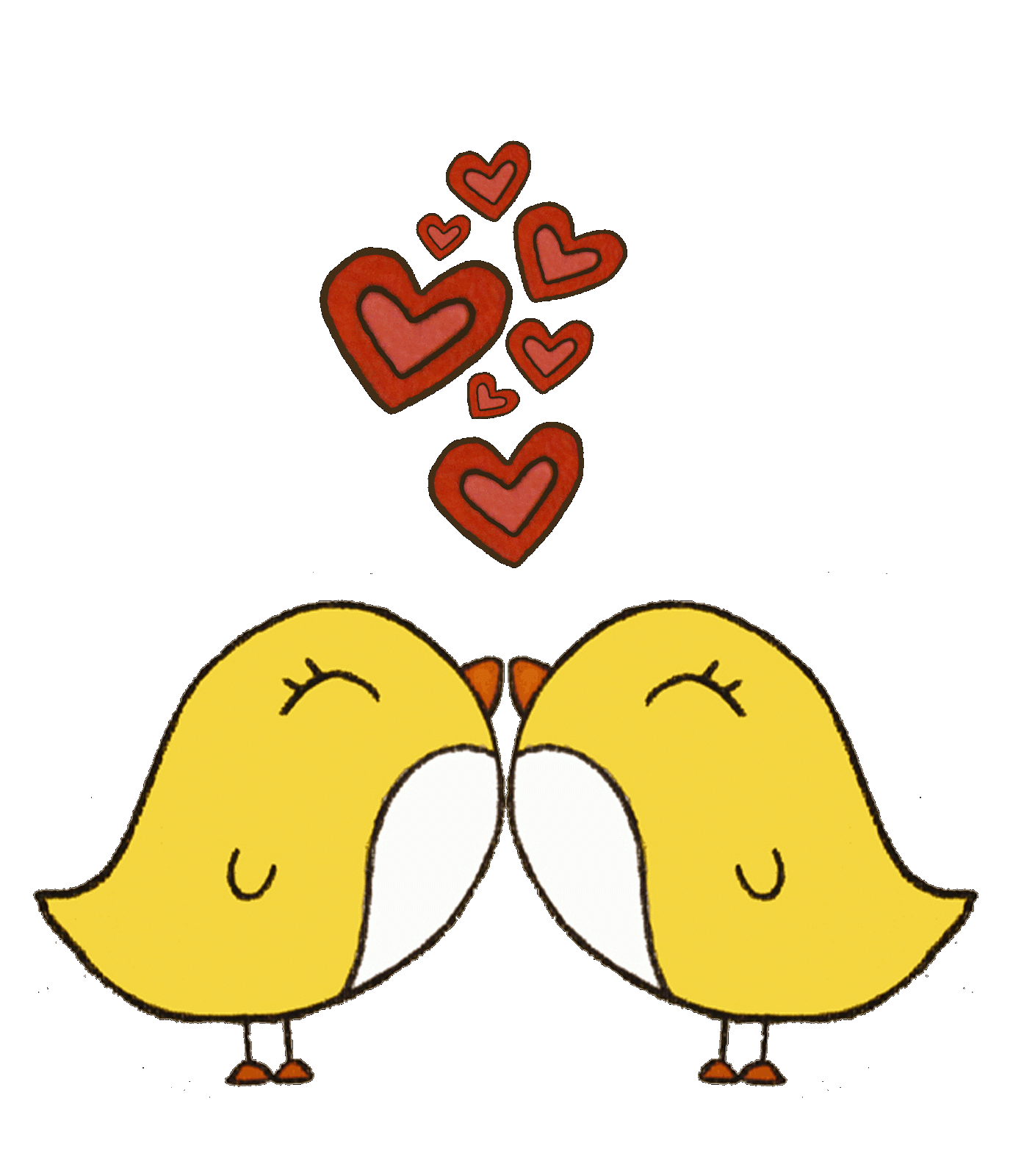 1394x1600 Love Birds Clip Art