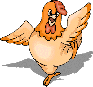 300x281 Animated Chicken Clipart 2