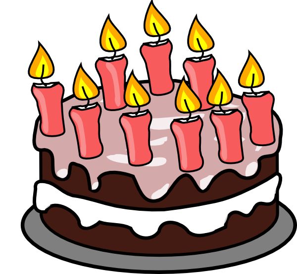600x555 Animated Birthday Cake Clip Art Clipart