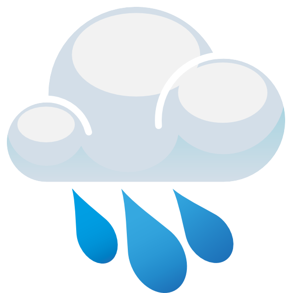 594x597 Free Rain Cloud Clipart Image