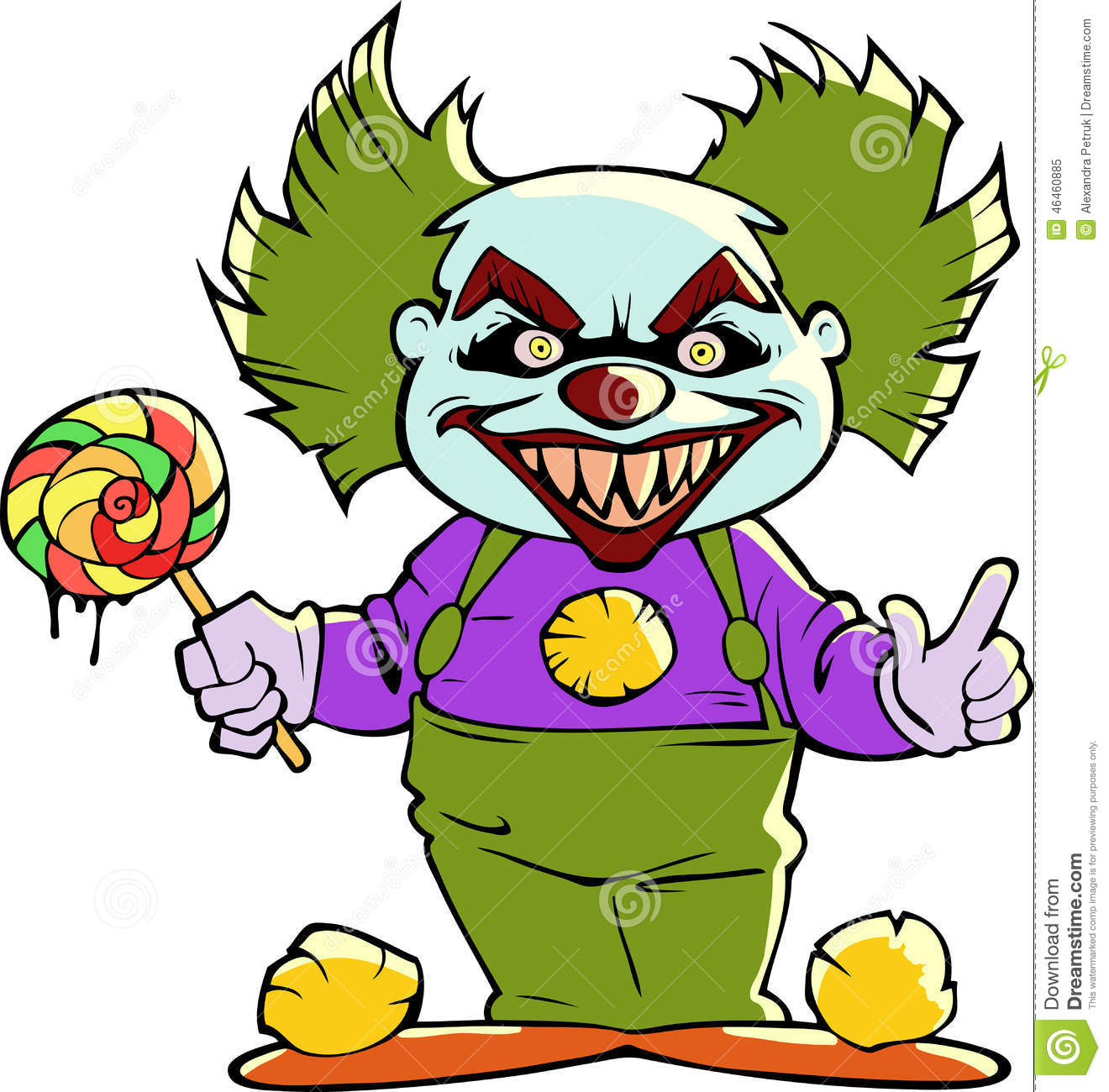 Scary Clown Cartoon - Clown Clipart Creepy Pictures On Cliparts Pub ...