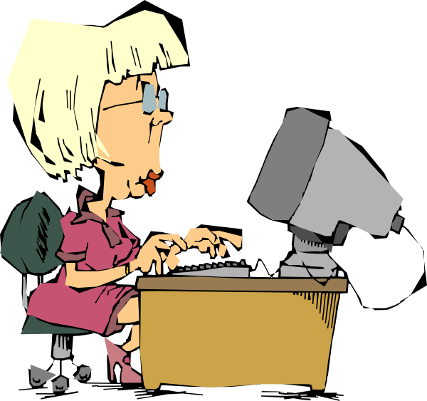600x563 Animated Computer Clipart