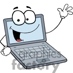 300x300 Laptop Clipart Cartoon