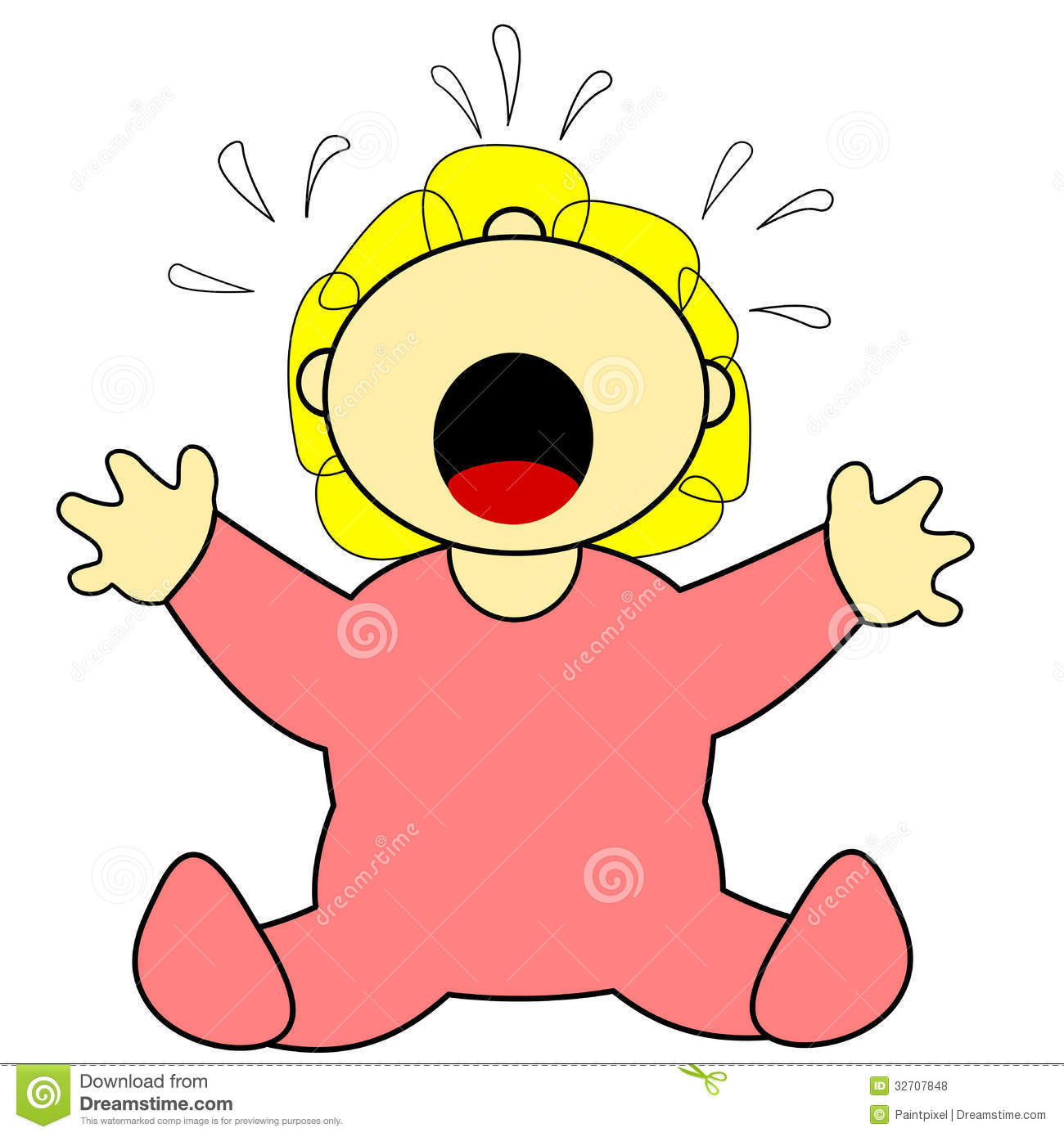 1300x1390 Crying Baby Girl Clipart