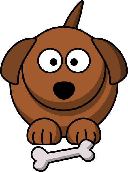 444x595 Cartoon Dog Clip Art