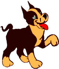 191x223 Animated Clipart Dog