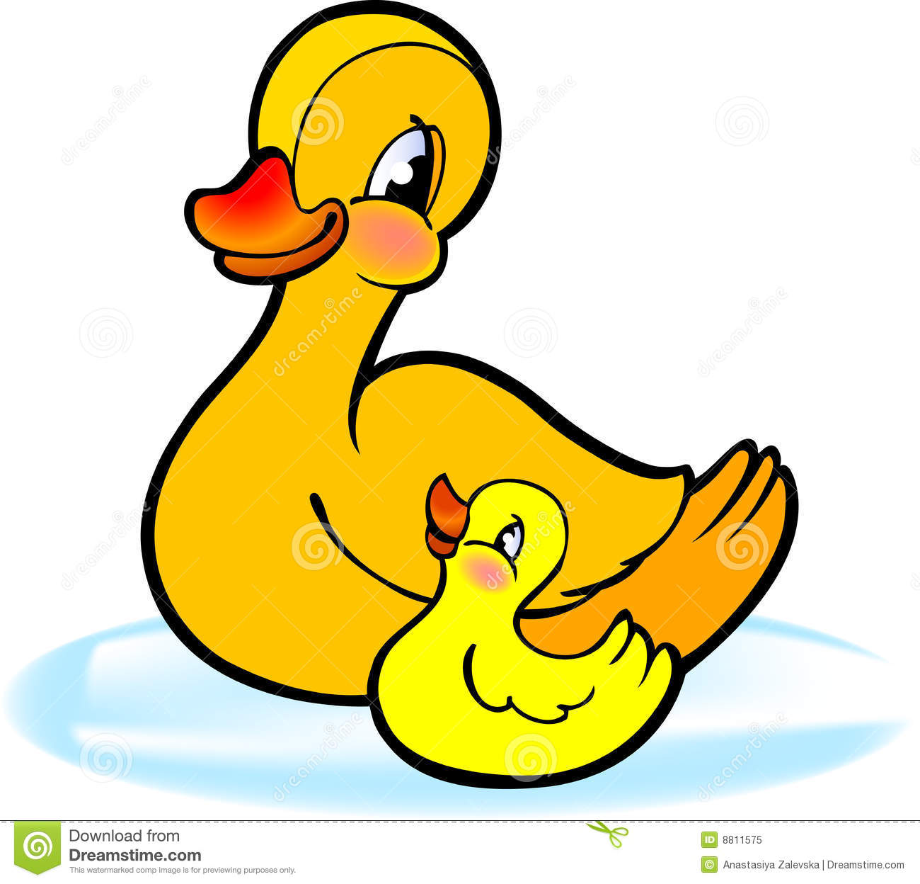 1300x1248 Duck Duckling Clipart