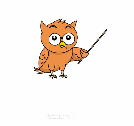 450x422 Education School Animated Clipart First Day School Owl2 Animation