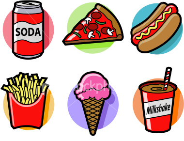 380x291 Animated Junk Food Clipart