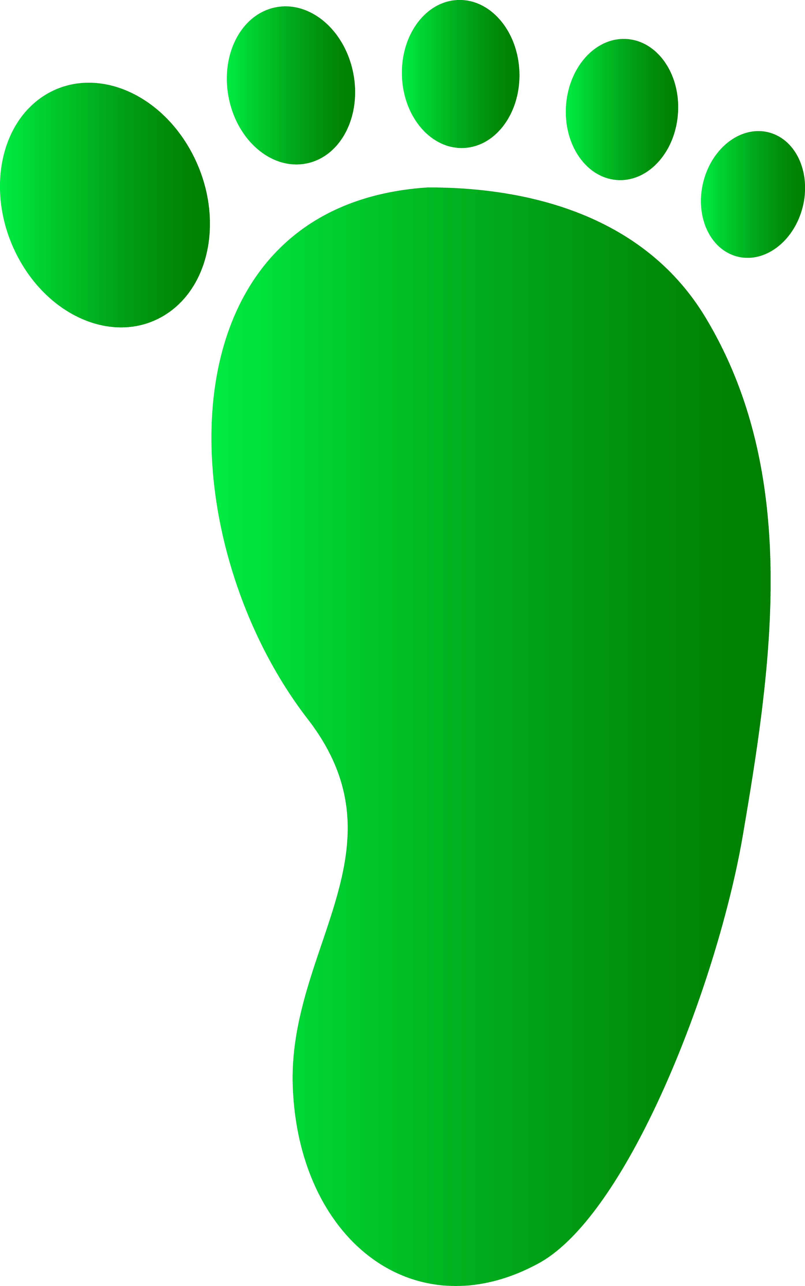 2791x4461 Footstep Clipart