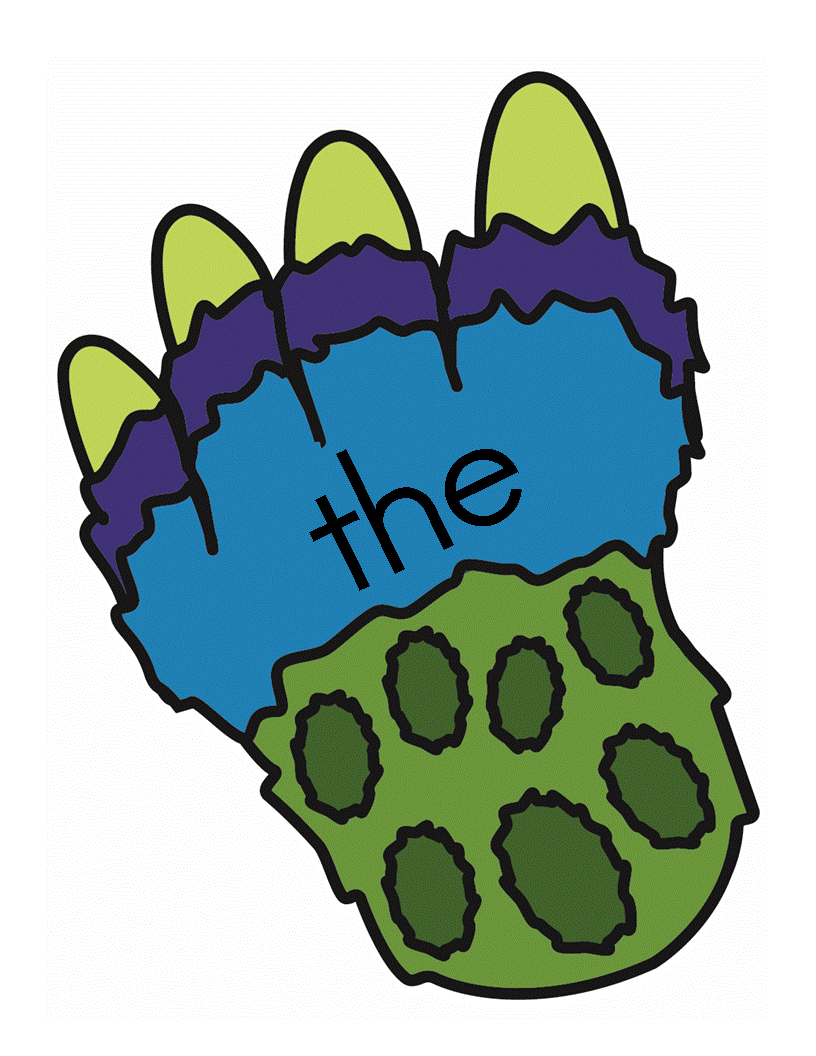 816x1056 Monster Clipart Foot