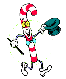 250x300 Candy Cane Clipart Animated