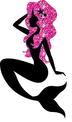 230x390 Mermaid Silhouette Clip Art Glitter Graphics Silhouettes