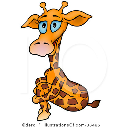 400x420 Free Giraffe Clipart