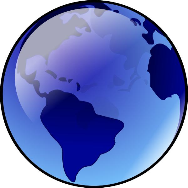600x600 Blue Earth Clip Art