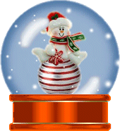 170x186 Free Animated Christmas Snow Globe Clip Art