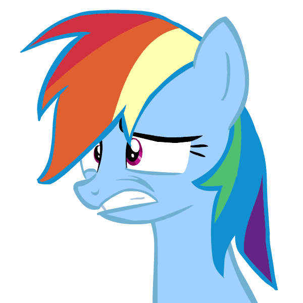 600x600 Rainbow Dash S03e03 (Googly Eyes) By Kutejnikov