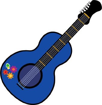 340x349 Guitar Clipart Free