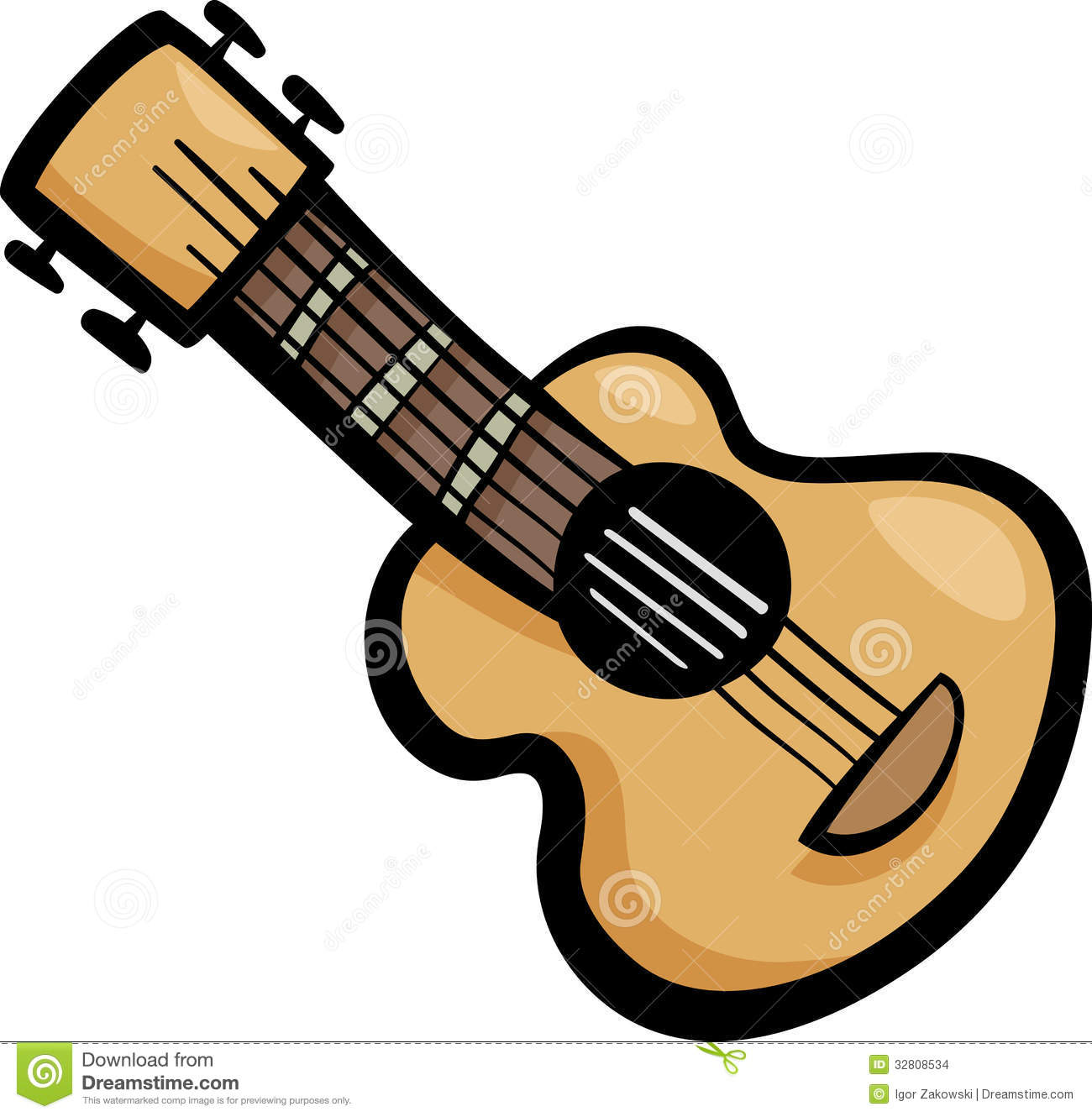 1300x1330 Guitar Clipart Cute