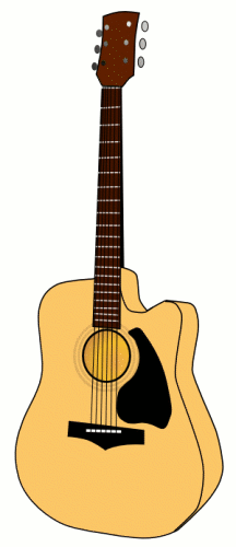 216x500 Free Clipart Guitar Clipartmonk