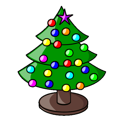500x500 Christmas Ornaments Clipart Animated