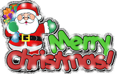 390x248 Merry Christmas Clipart Animated
