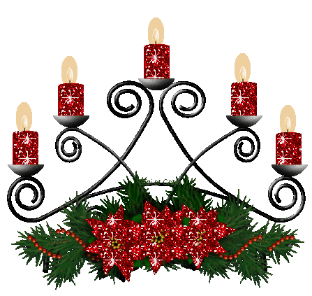 447x423 Yule Candle Clip Art Christmas Candles Graphics And Animated