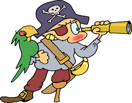446x349 Animation Clipart Pirate