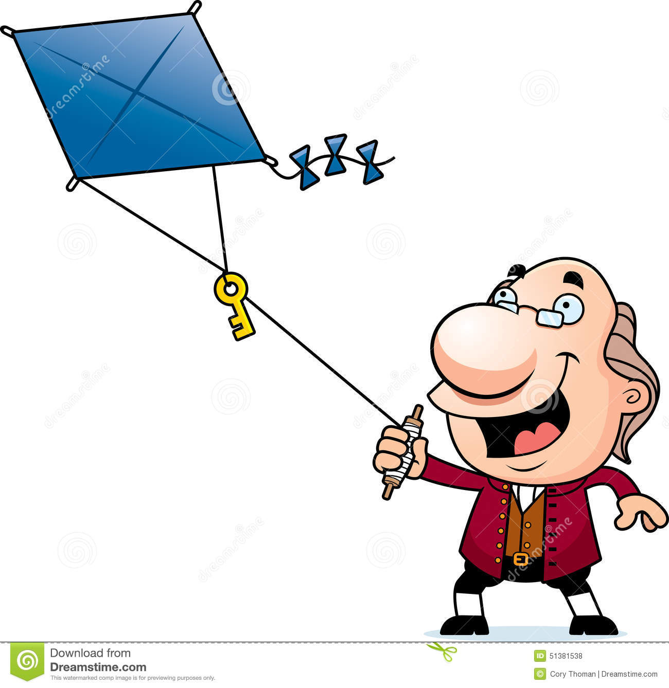 1300x1338 Kite Clipart Ben Franklin