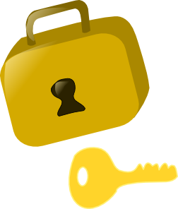252x296 Lock And Key Clip Art