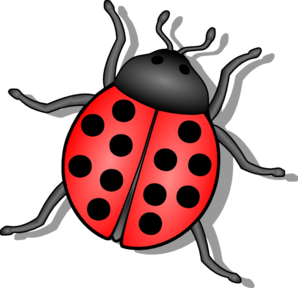 298x288 Cartoon Ladybug Clip Art