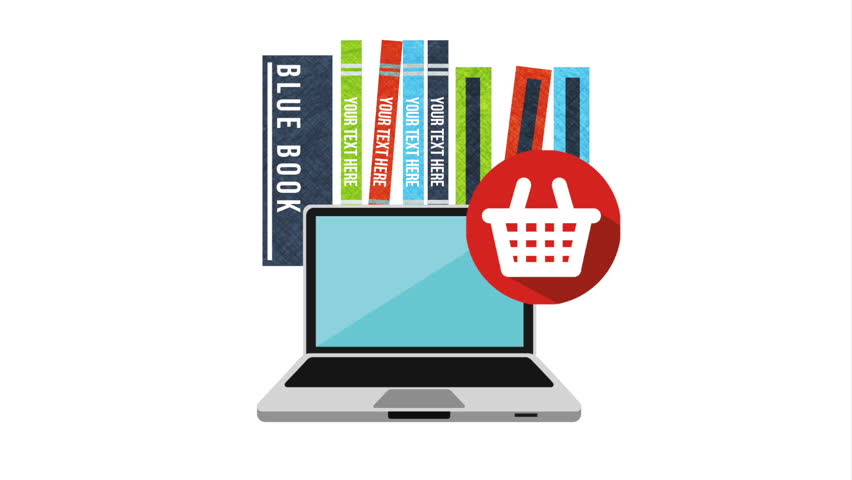 852x480 Laptop Buy Online Grocery Shopping E Commerce Store Flat 3d