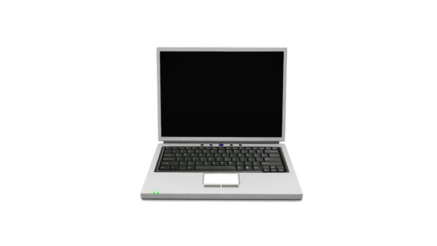 852x480 3d Animated Rendering Of A Laptop Stock Footage Video 411739