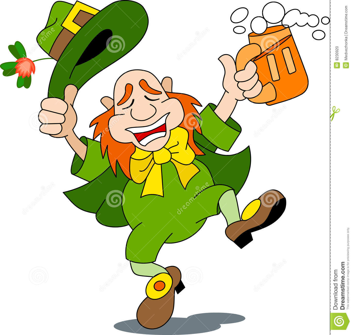 1371x1300 Dancing Leprechaun Clipart