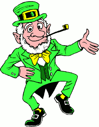 391x500 Dancing Leprechaun For Powerpoint Clipart