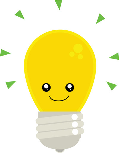 400x515 Light Bulb Clipart Cute