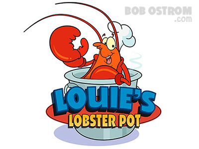 400x300 Cartoon Logo Lobster Ostrom Cartoon Logo, Logos And Mascot Design